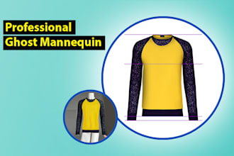 do ghost mannequin, flat lay image editing,apparel photo editing