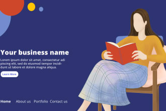 create digital illustration for your website or print