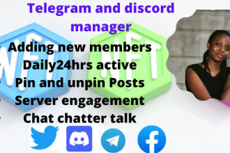 be your nfts discord moderator and community manager
