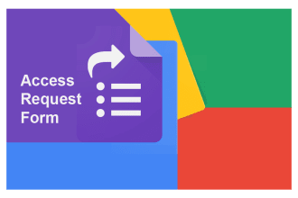 provide a google forms addon to share drive items on request