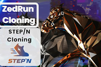 clone any p2e game, stepn and zed run cloning, metaverse and dapps game cloning