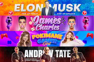 design a wonderful youtube banner