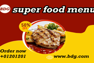 do amazing design  social media post, product poster, food banner