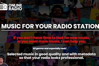 to give you music packs with metadata for your radio of all genres