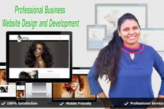 do professional and responsive business web design