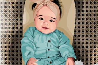 draw your photo into a vector art