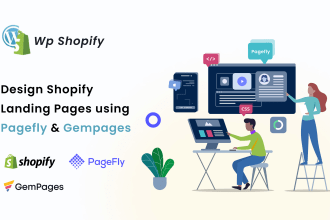 design shopify landing pages using pagefly and gempages