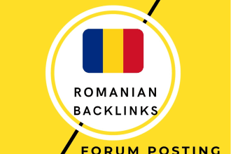 build forum backlinks in romanian romania