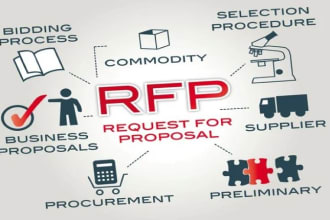 write rfp, bid proposals and business proposals for you