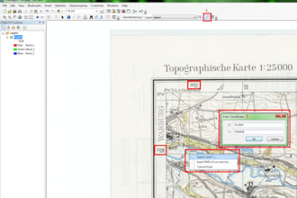 do geo referencing digitization point line polygon