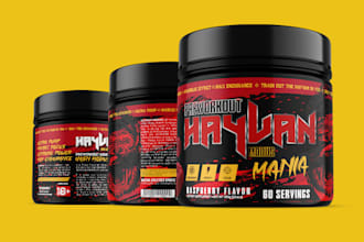 do supplement label and packaging designs