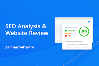 conduct an SEO audit with professional analysis and provide a detailed report