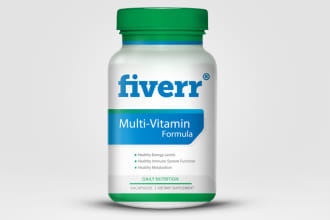 make awesome 3d pills bottle mockups