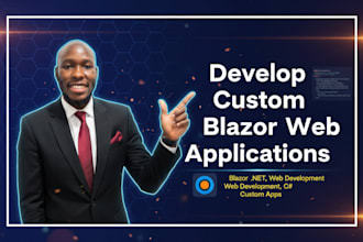 develop custom blazor web applications