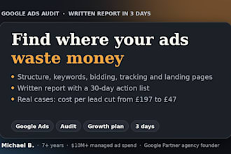 audit your google ads account and find where you are losing money