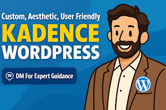 create a wordpress website by gutenberg kadence blocks