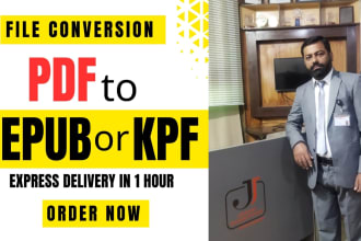 do ebook conversion from PDF, word, indesign into epub and kindle formats