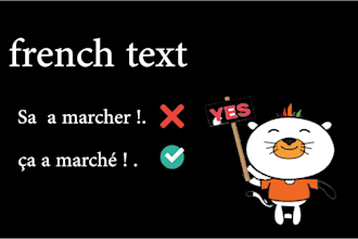 correct your french texts