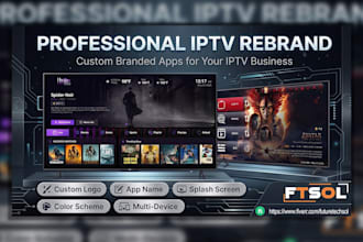 rebrand your iptv app with your logo and name