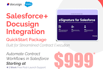 integrate docusign with salesforce, either using zapier, workato or dbsync