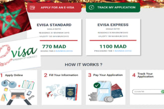 help you fill in your online morocco visa form