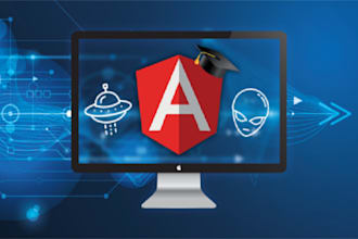 develop angular front end web app