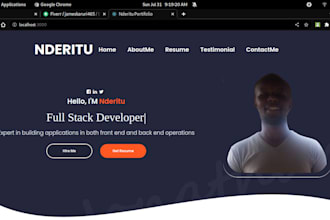 develop and design react web app