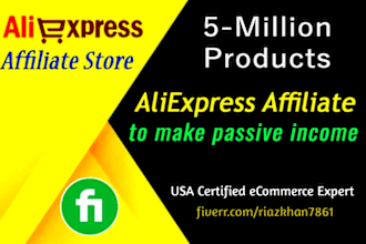 setup autopilot aliexpress affiliate store to make passive income