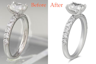 do jewelry retouching, image product photoshop