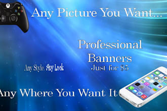 create YouTube Banners and Profile Pictures
