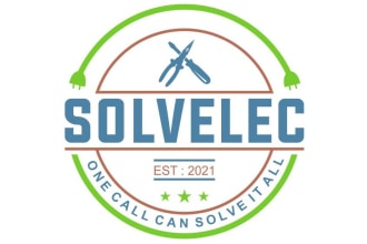 design creative solar electrical logo for your company