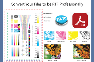 do prepress services fix files to be print ready as factory