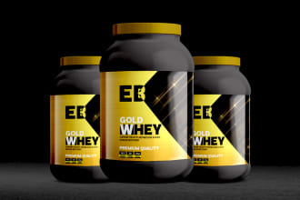 design premium supplement packaging for health brands