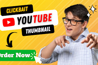 design an amazing clickbait youtube thumbnail