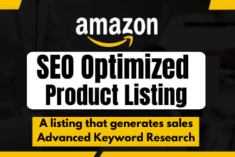 do amazon product listing optimization, amazon fba listing, amazon seo listing