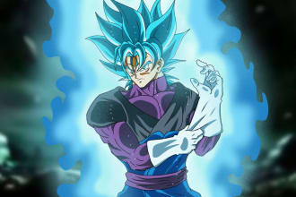 draw a character in dragon ball style