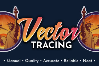 do vector tracing, vectorize image, convert logo to vector
