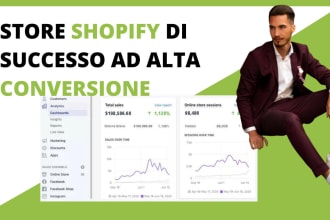creo per te un ecommerce ad alta conversione con shopify