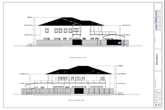 draw fast architectural autocad floor plans and elevations
