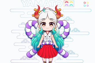 draw and rig your chibi or pet live2d vtuber model