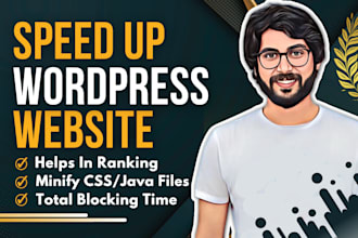fix your wordpress website SEO speed optimization for google first page ranking