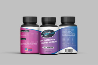do product label design and supplement label design