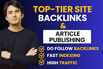 provide premium guest post and article publishing with high da backlinks