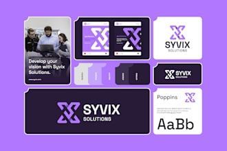 design a trendy creative logo with a premium brand identity