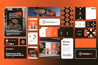 design a premium brand identity, logo and brand guidelines