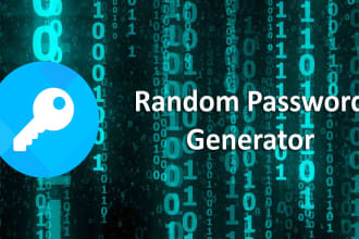 coach you on how to build your own password generator