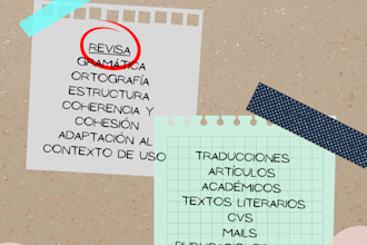 proofread and edit your texts in spanish
