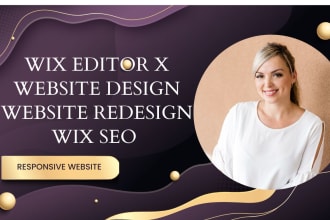 design or redesign wix editor x, wix velo, wix website, bigcommerce wix velo