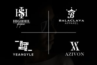 design initial letters logo for clothing fashion urban and streetwear brands
