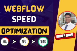 do webflow speed optimization, improve webflow pagespeed, webflow website speed